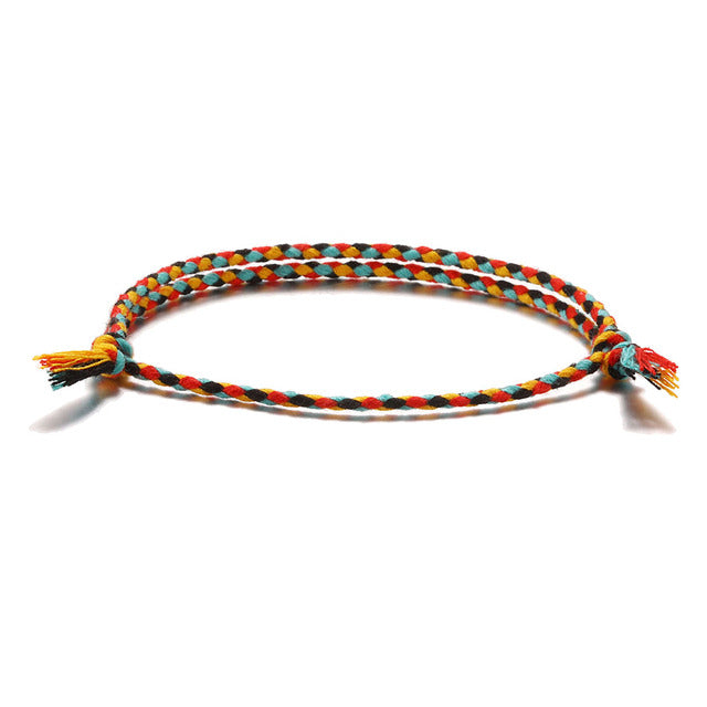 Meetvii Lucky Tibetan String Bracelets Bangles For Wom