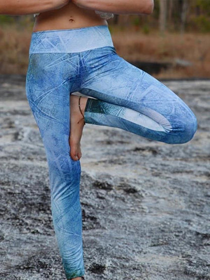 ChromaFlow Tie-Dye Sports Yoga Pants