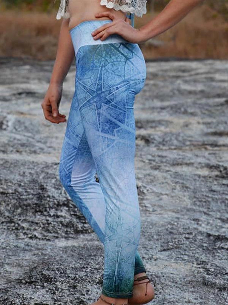 ChromaFlow Tie-Dye Sports Yoga Pants