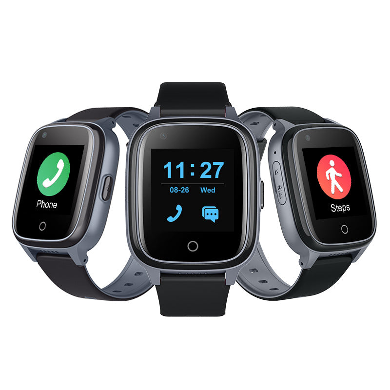 Senior Location Tracker Smartwatch with 4G Connectivity and Anti-loss Feature