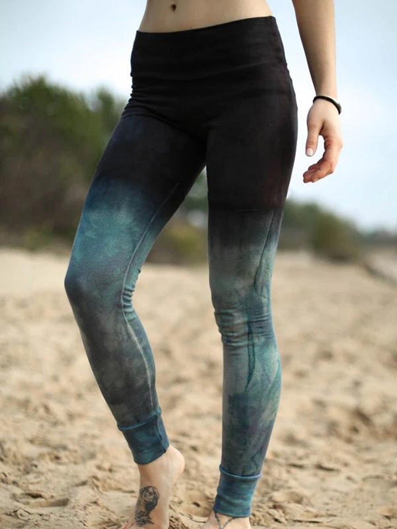 ChromaFlow Tie-Dye Sports Yoga Pants