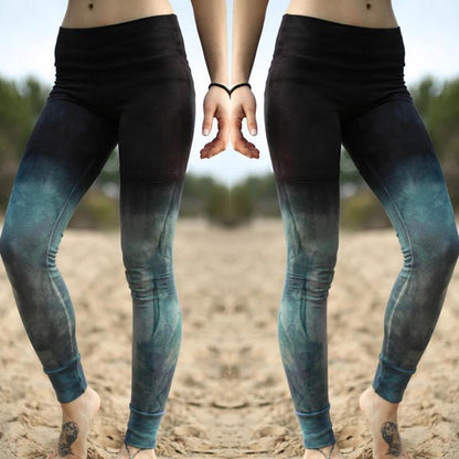 ChromaFlow Tie-Dye Sports Yoga Pants