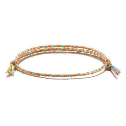 Meetvii Lucky Tibetan String Bracelets Bangles For Wom