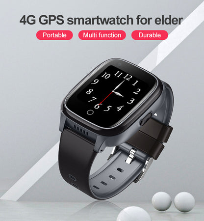 Senior Location Tracker Smartwatch with 4G Connectivity and Anti-loss Feature