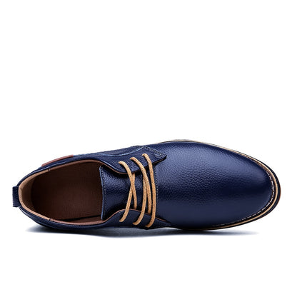 SENLONGBAO Classic Leather Oxfords