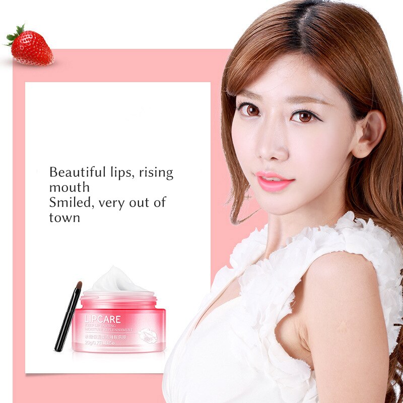 Strawberry Bliss Lip Renewal: Nourishing Mask for Lasting Lip Hydration and Smoother, Healthier Lips