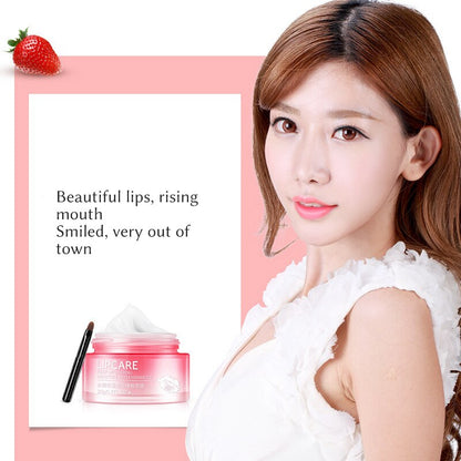 Strawberry Bliss Lip Renewal: Nourishing Mask for Lasting Lip Hydration and Smoother, Healthier Lips