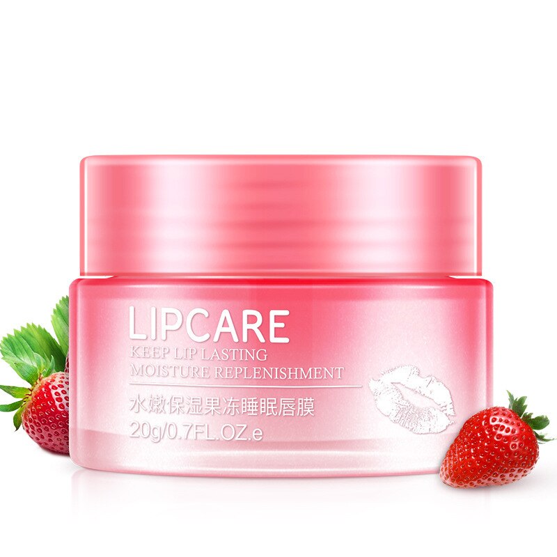 Strawberry Bliss Lip Renewal: Nourishing Mask for Lasting Lip Hydration and Smoother, Healthier Lips