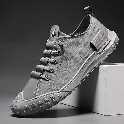 FlexFit Leather Casual Sneakers