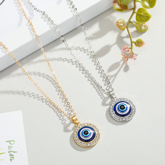 Bridesmaid Eye Charm Necklace