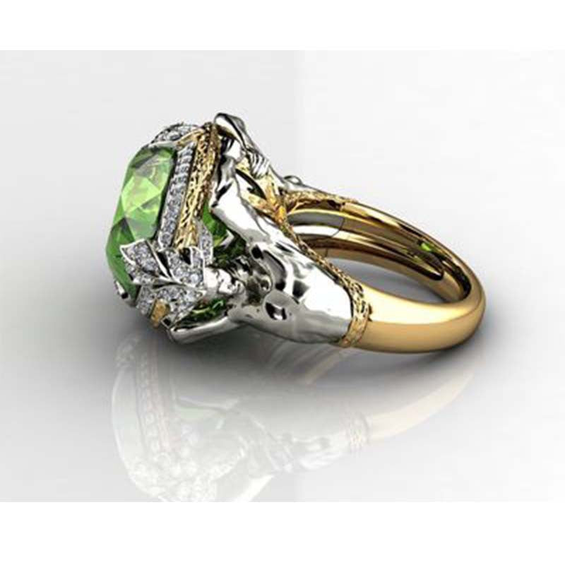 Festival Fashion Mermaid Green Ring