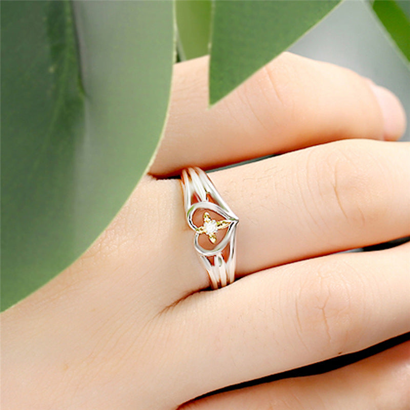 Heartfelt Love, Copper Heart-shaped Ring