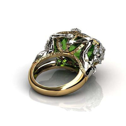 Festival Fashion Mermaid Green Ring