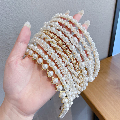 Delicate Imitation Pearl Headband