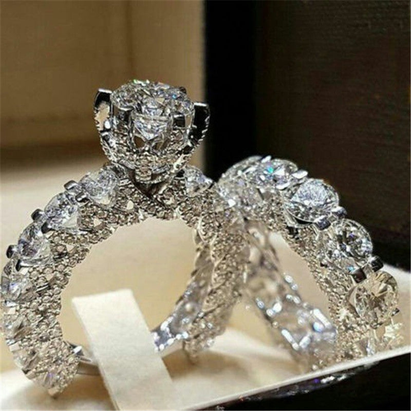 Princess Crown Diamond Engagement Ring