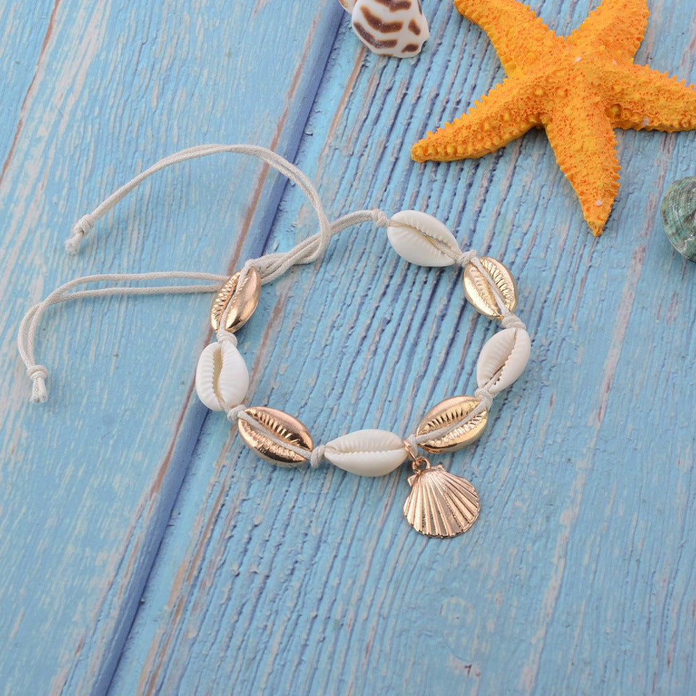 Coastal Charisma Shell Anklet