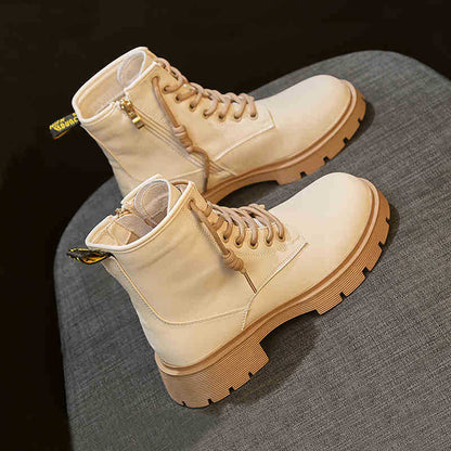 Ladies Fashion British Style Trendy Boots