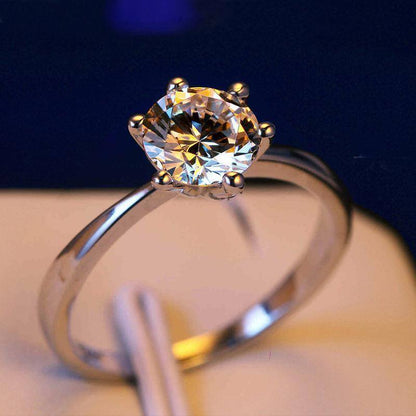 Love Band Shining Diamond Ring