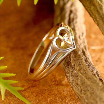 Heartfelt Love, Copper Heart-shaped Ring