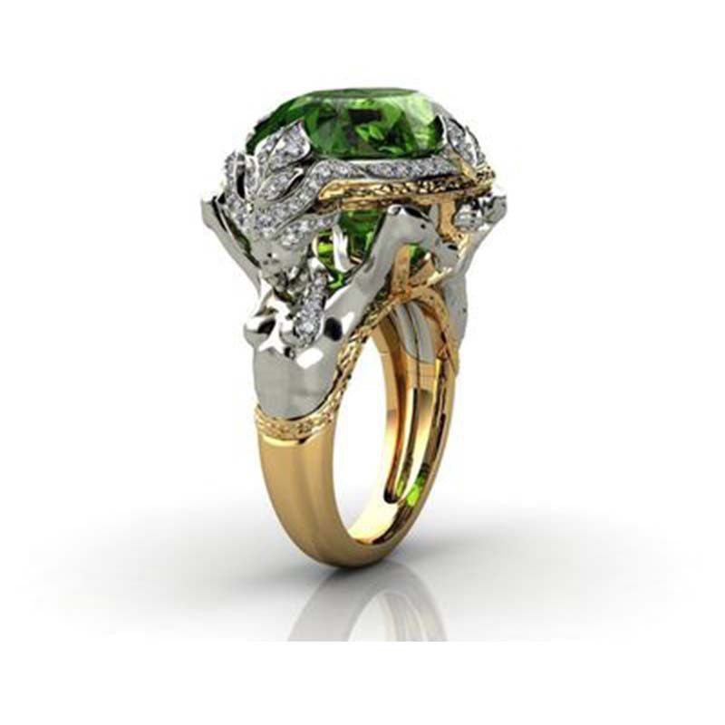 Festival Fashion Mermaid Green Ring