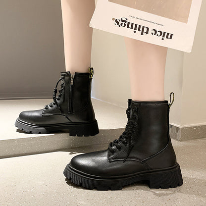 Ladies Fashion British Style Trendy Boots