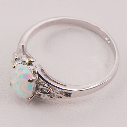 Seven Colored Gems Finger Ring - Western Style