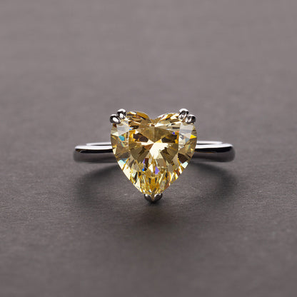 Sakura Heart Diamond Ring