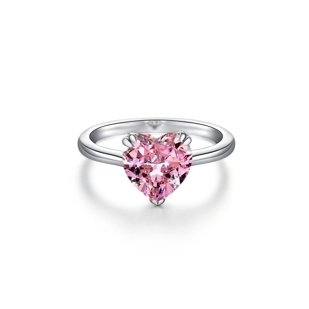 Sakura Heart Diamond Ring