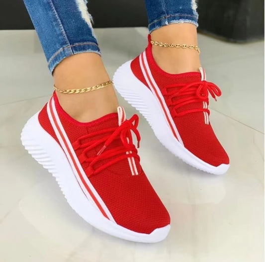 Women's Striped Running Shoes