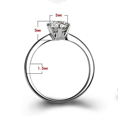 Love Band Shining Diamond Ring