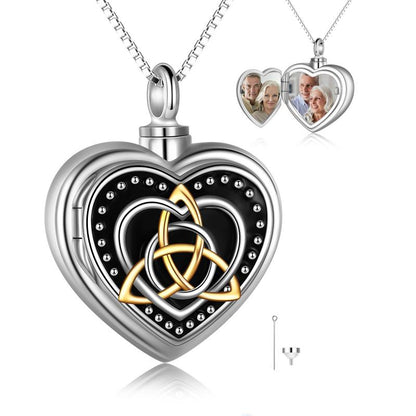 Sterling Silver Heart Locket Necklace