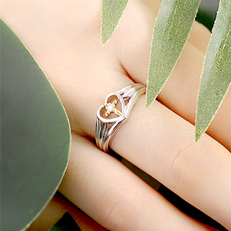 Heartfelt Love, Copper Heart-shaped Ring