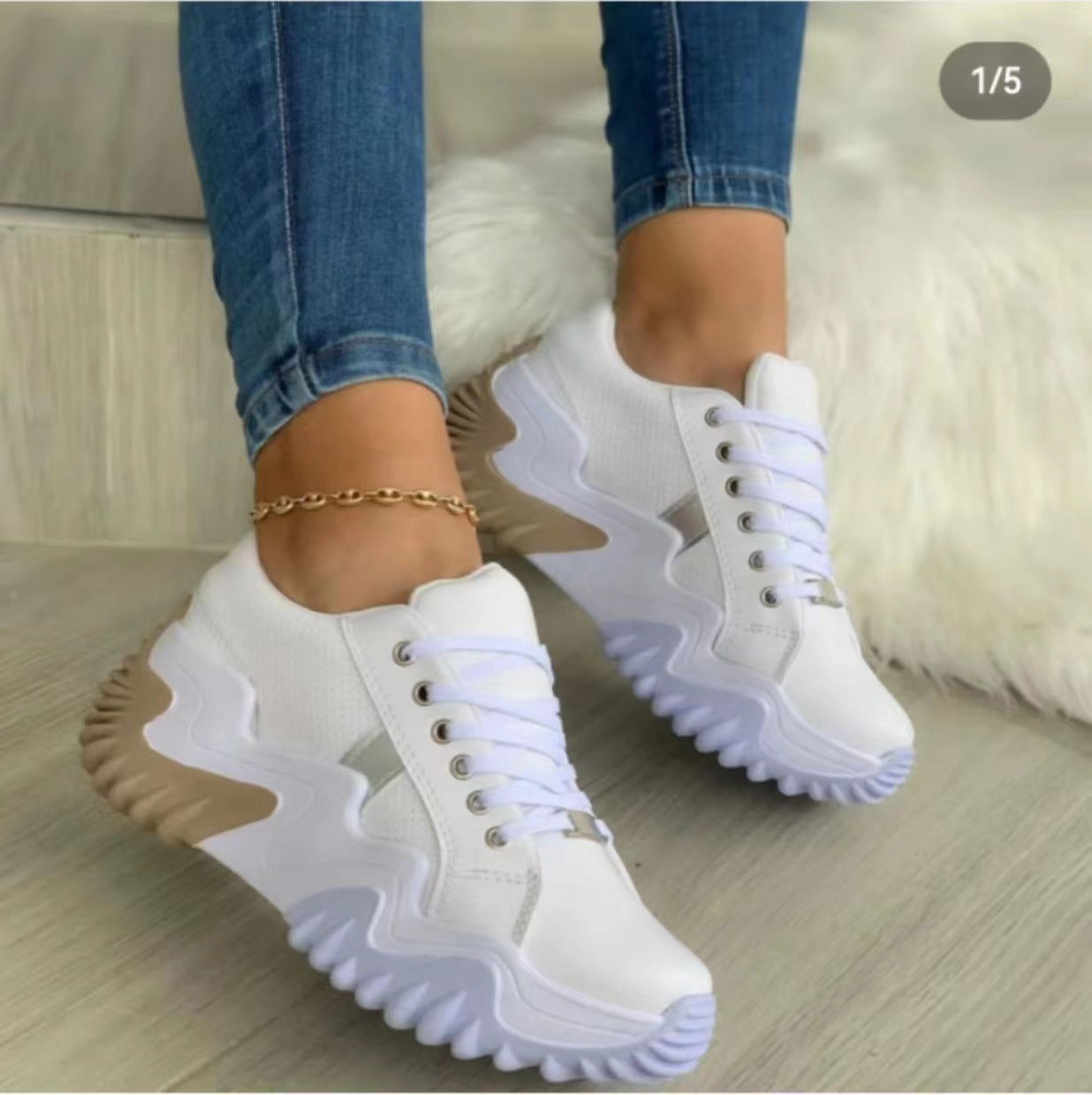 Chunky Serrated Sneakers