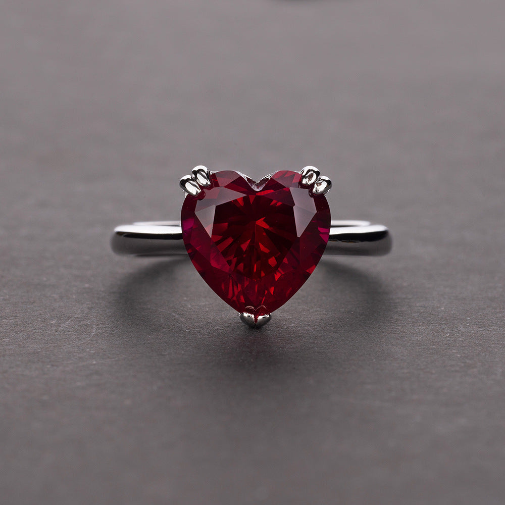 Sakura Heart Diamond Ring