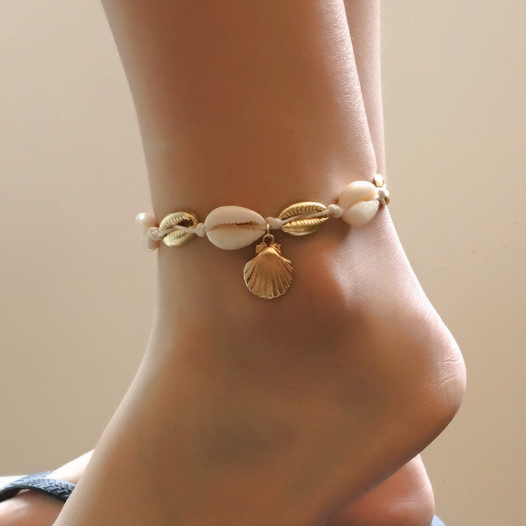 Coastal Charisma Shell Anklet