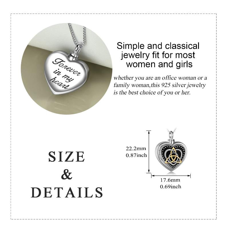 Sterling Silver Heart Locket Necklace