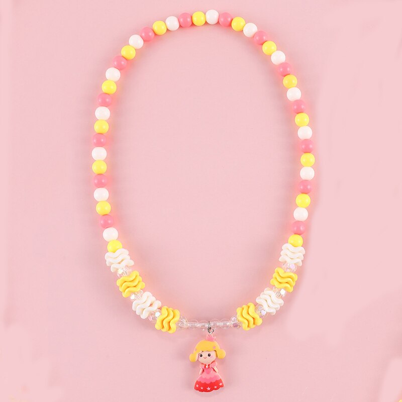 Heart Flower Necklace for Kids