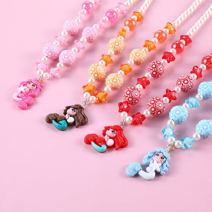 Heart Flower Necklace for Kids