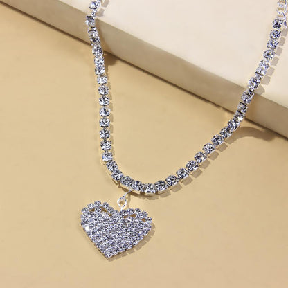 Heart Shaped Rhinestone Anklet