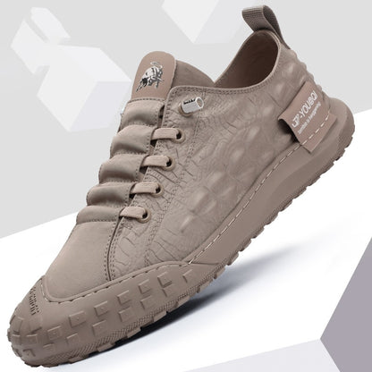 FlexFit Leather Casual Sneakers