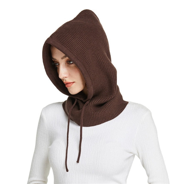 Sparsil  Knit Scarf Hood