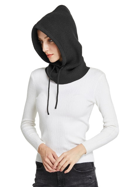 Sparsil  Knit Scarf Hood