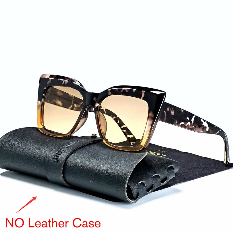 LeonLion Leopard Cateye Sunglasses