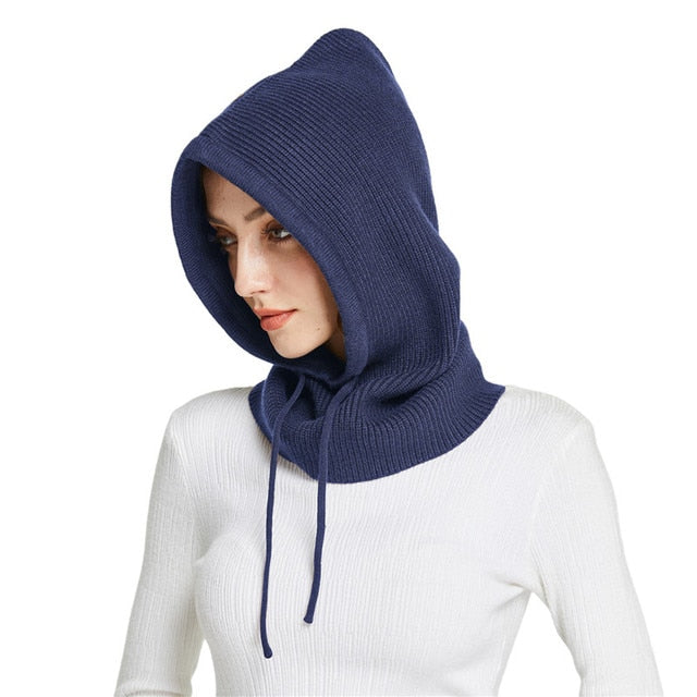 Sparsil  Knit Scarf Hood