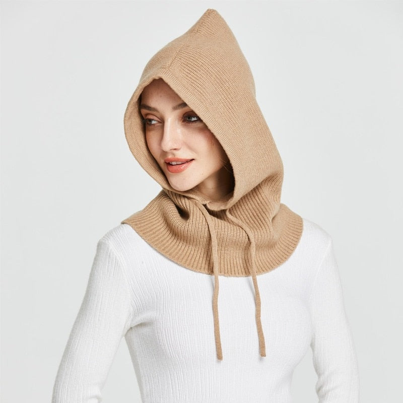 Sparsil  Knit Scarf Hood