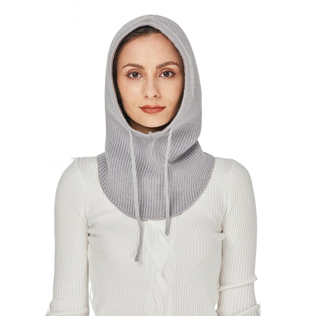 Sparsil  Knit Scarf Hood