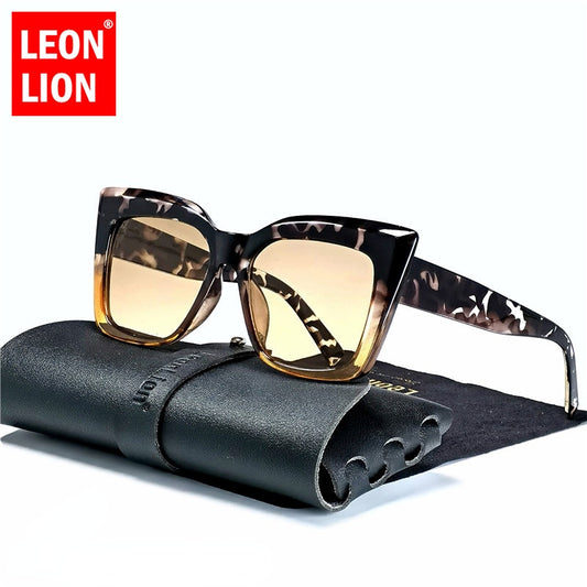 LeonLion Leopard Cateye Sunglasses