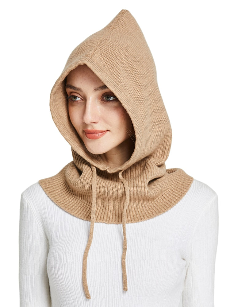 Sparsil  Knit Scarf Hood