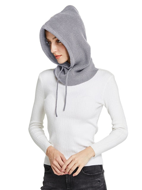 Sparsil  Knit Scarf Hood