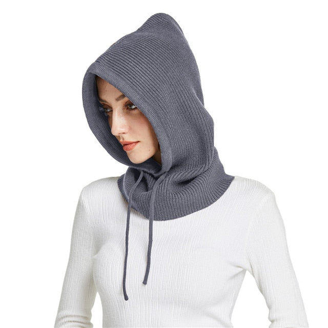 Sparsil  Knit Scarf Hood